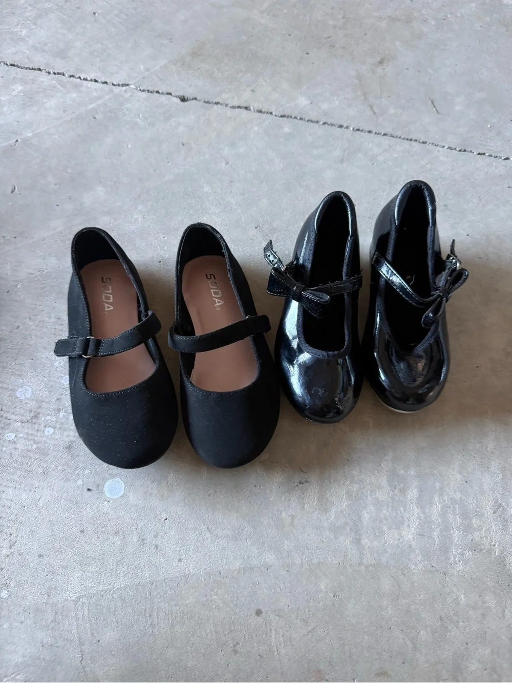 SODA Kids Black Mary Jane Shoes - Classic School & Dress Flats | both size 10
